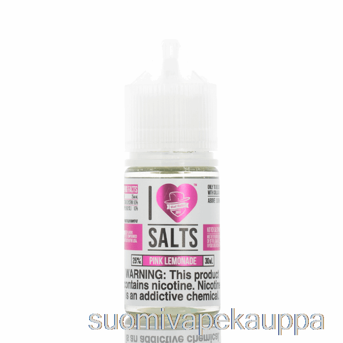 Vape Kauppa Pink Limonadi - Rakastan Suoloja - 30ml 25mg